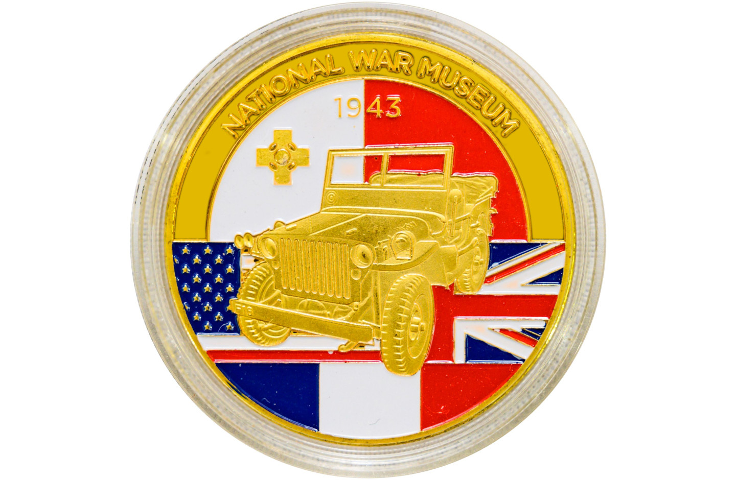 Coin: National War Museum Jeep