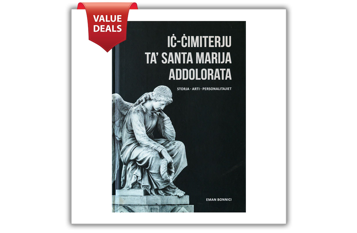 Iċ-Ċimiterju ta’ Santa Marija Addolorata: Storja, Arti, Personalijiet – Minimum order of 10