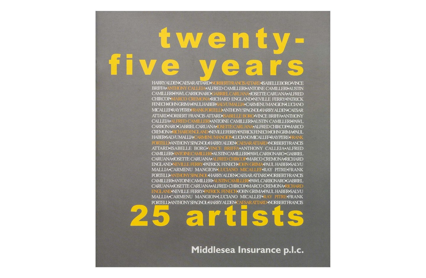 Twenty-Five Years, 25 Artists