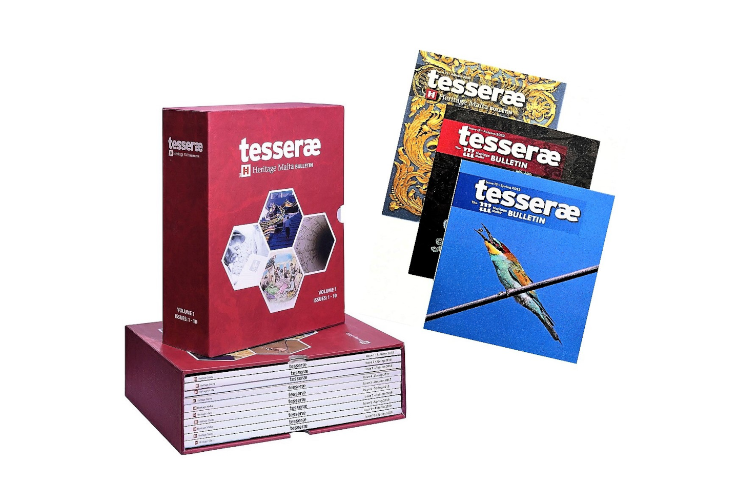 Tesseræ: Slipcase box for books (free issue 11,12 or 13)