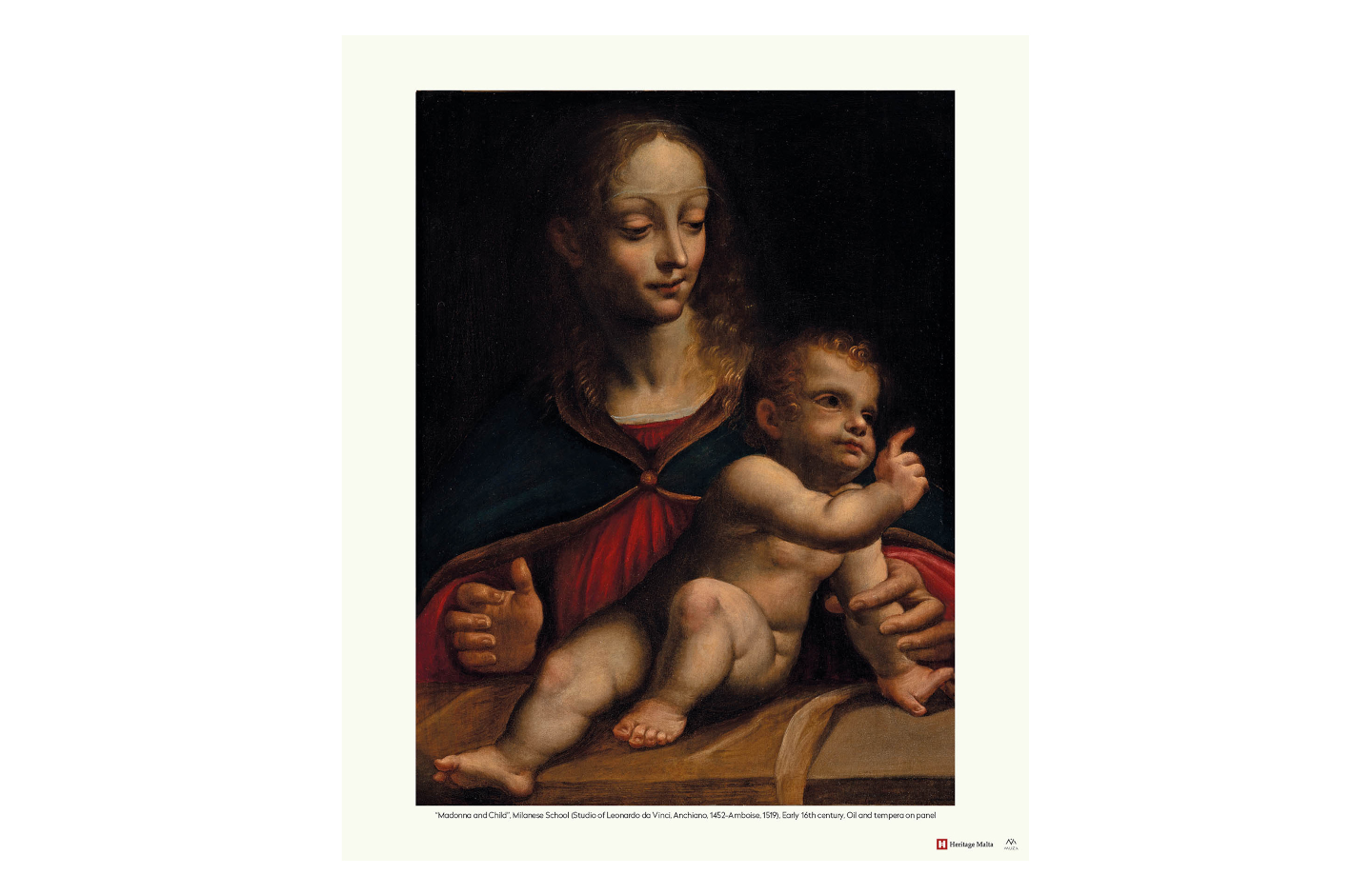 Mounted Print: Madonna and Child