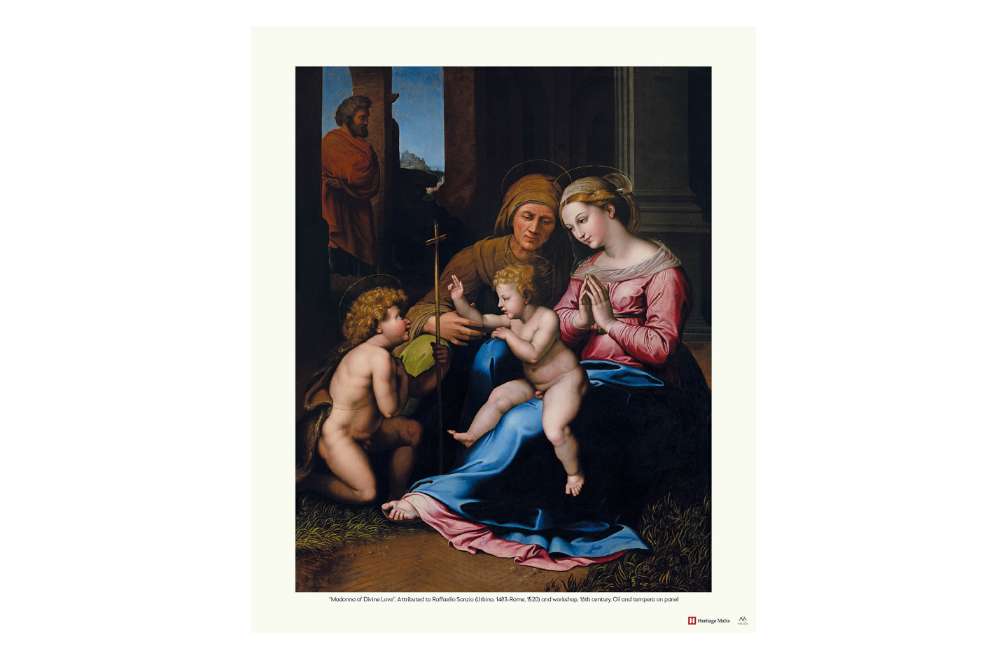 Mounted Print: Madonna of Divine Love