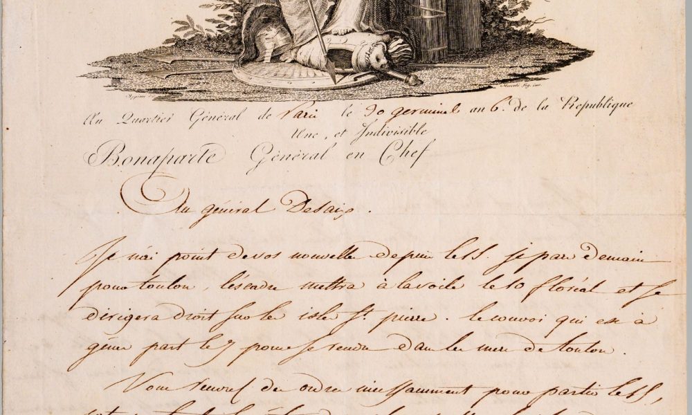 Napoleon’s letter to remain on display till end of November