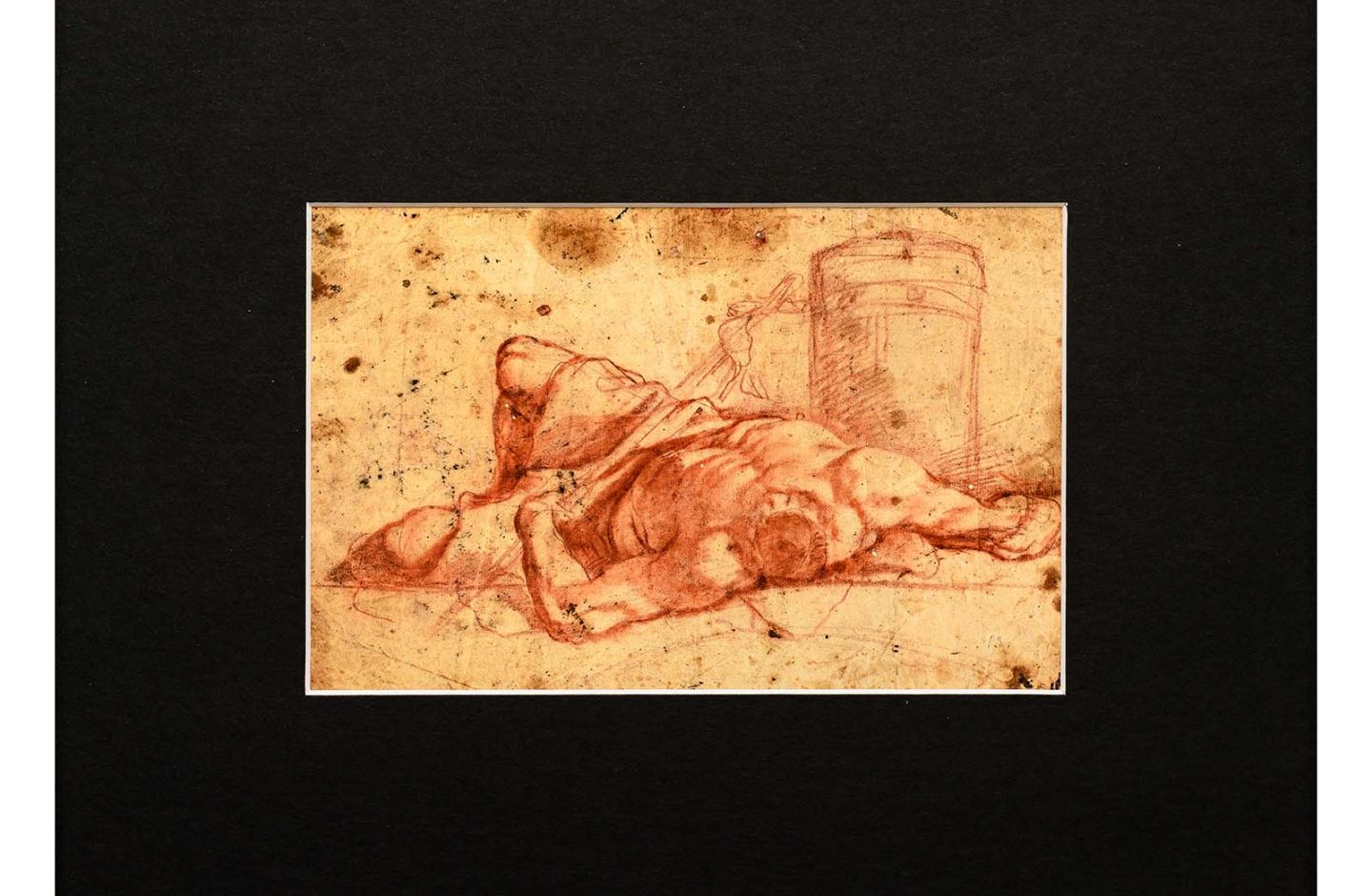 Mounted Print: Mattia Preti – Study for the Beheading of St John the Baptist