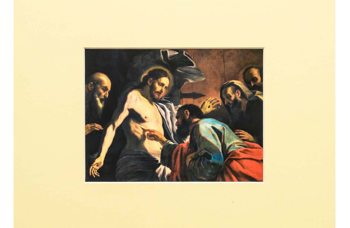 Mounted Print: Mattia Preti – The Doubting St Thomas