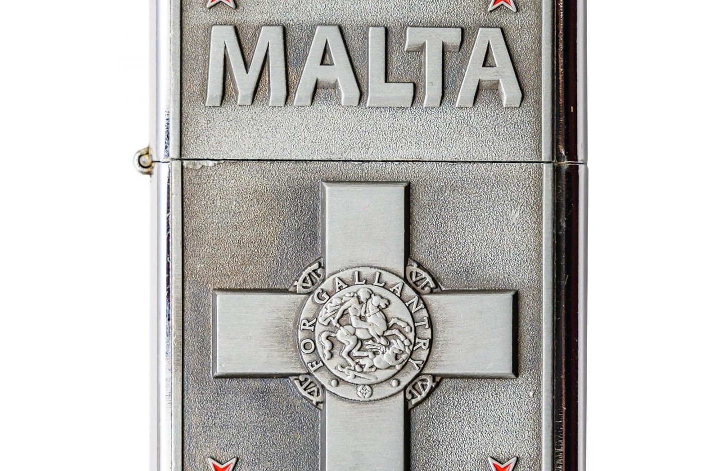 Designed Refillable Metal Lighter:  Malta George Cross