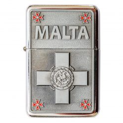 Designed Refillable Metal Lighter:  Malta George Cross