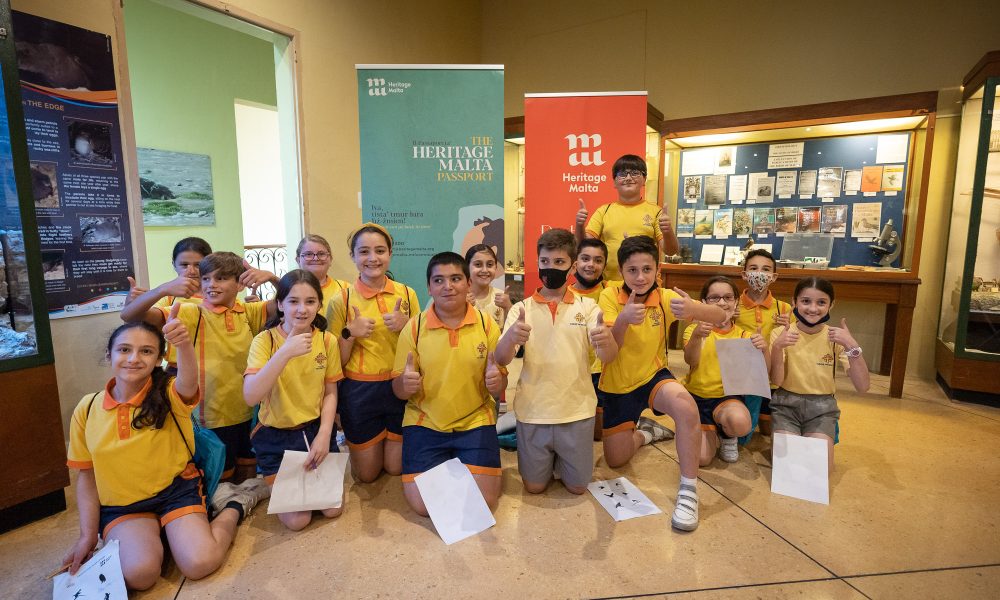 A summer of hands-on experiences for Heritage Malta student passport holders