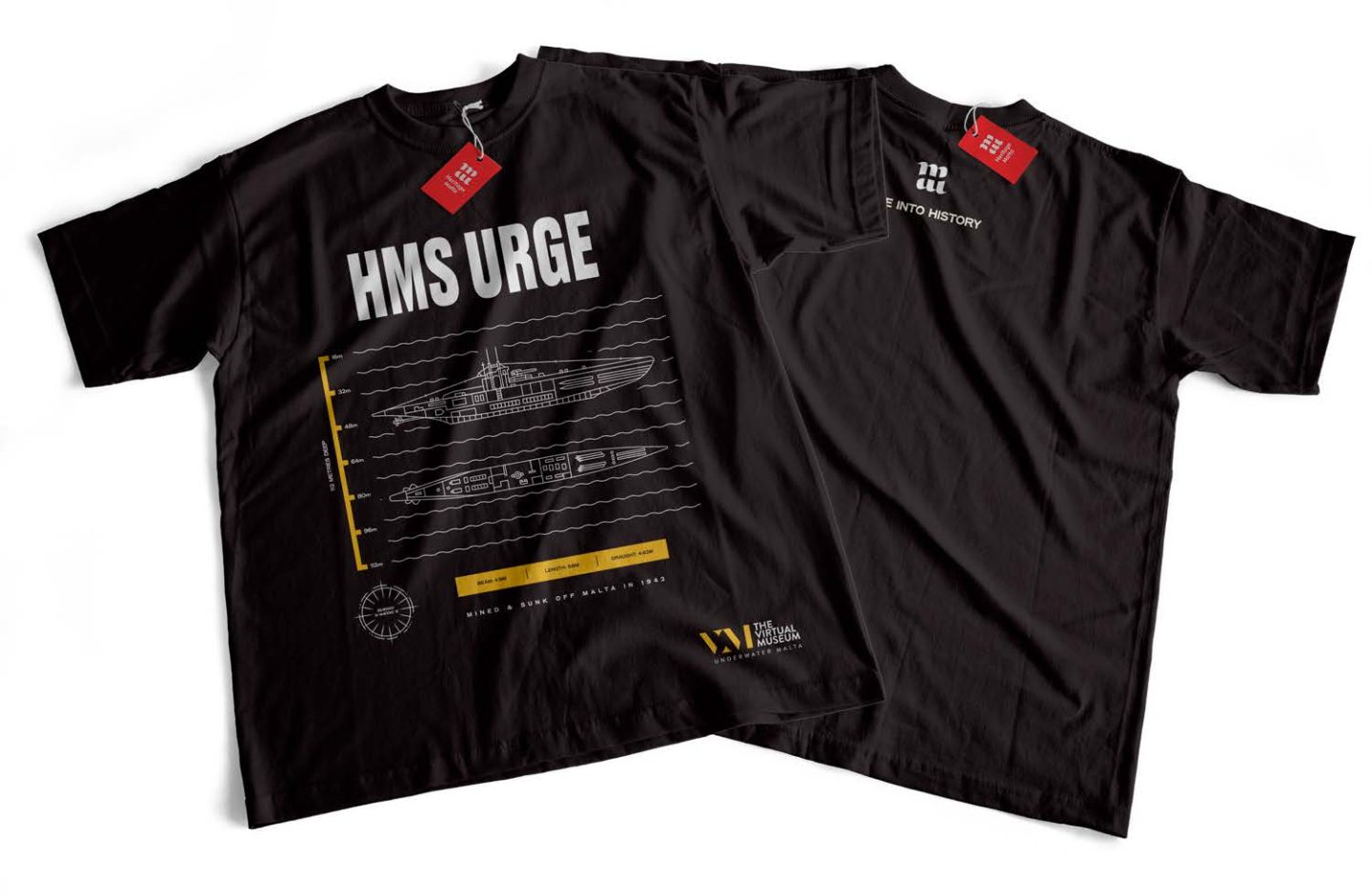 T-Shirts: Dive Into History – HMS Urge