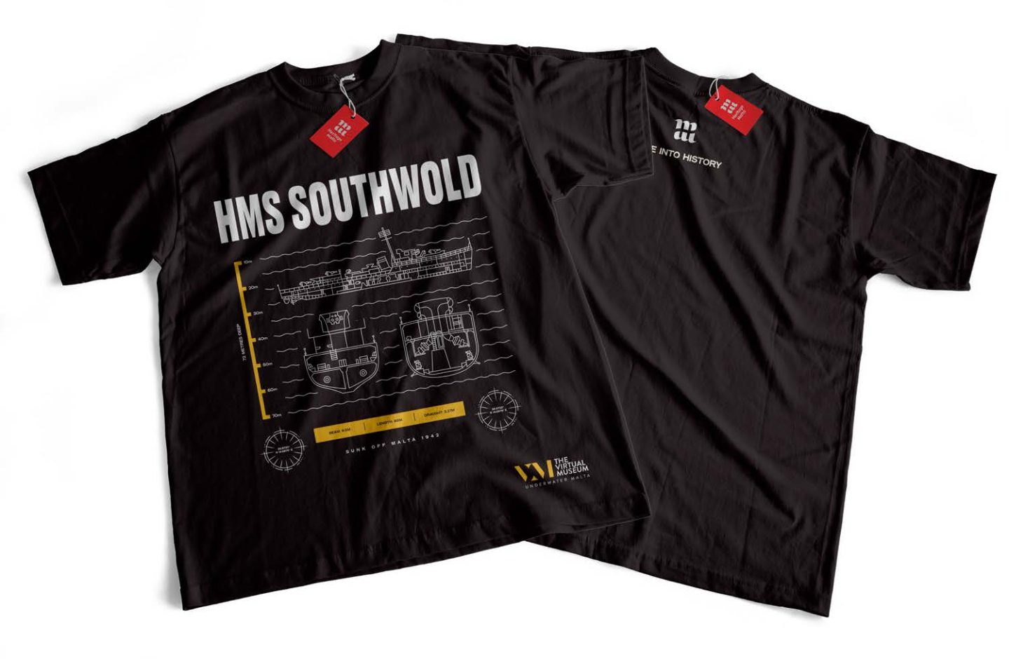 T-Shirts: Dive Into History – HMS Southwold
